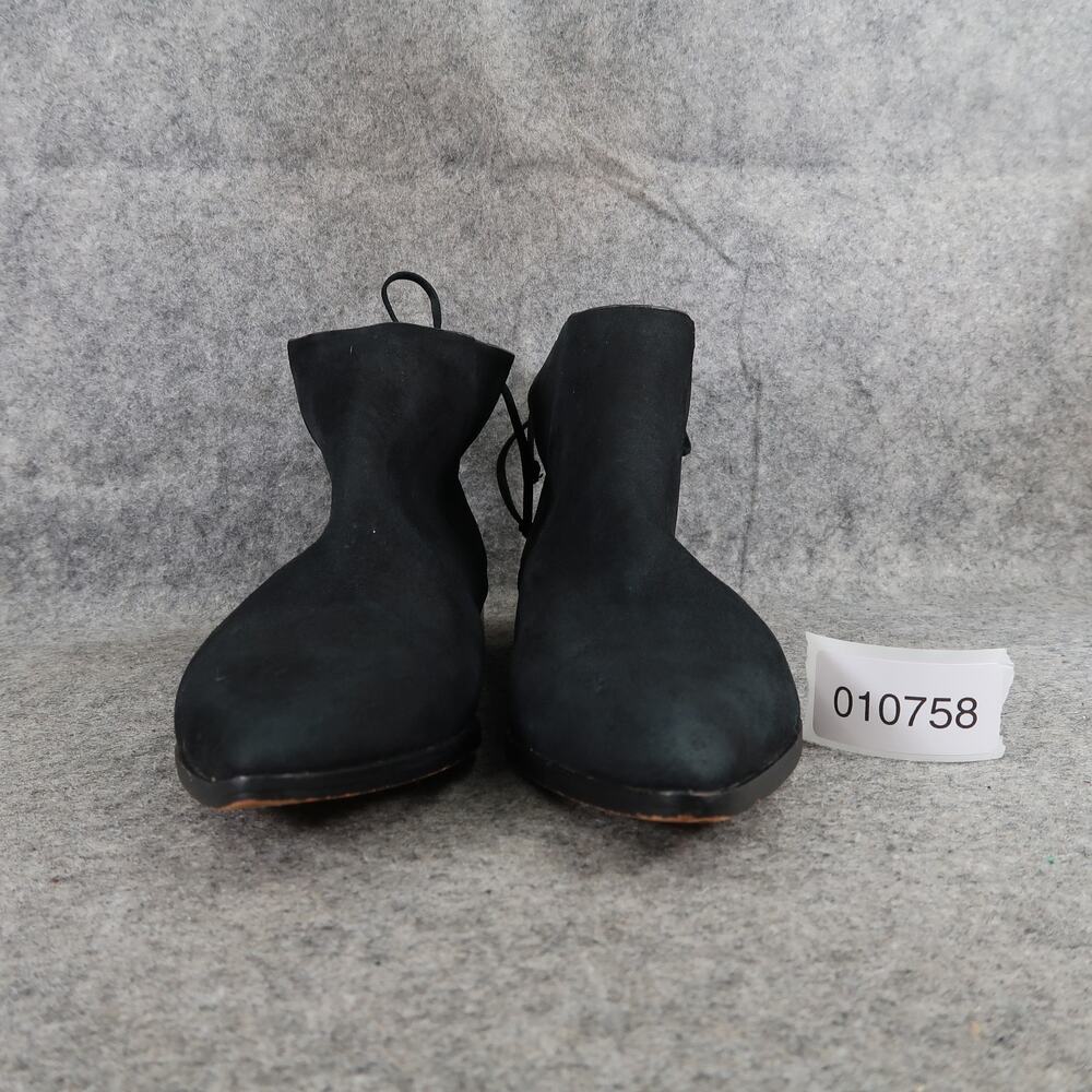 Splendid Shoes Womens 6 Bootie Niva Black Suede Leather Pointed Toe Ankle Boots - Picture 3 of 16